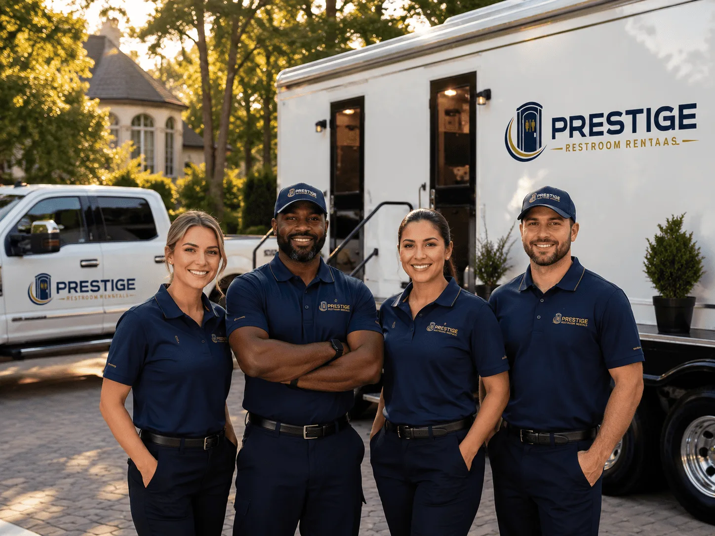 Trusted Luxury Portable Restrooms company in Absaraka, ND